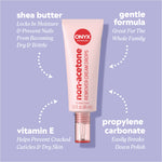 Onyx Professional hand cream tube displayed on a lavender background with callouts highlighting shea butter, vitamin E, gentle formula, and protective moisture benefits.
