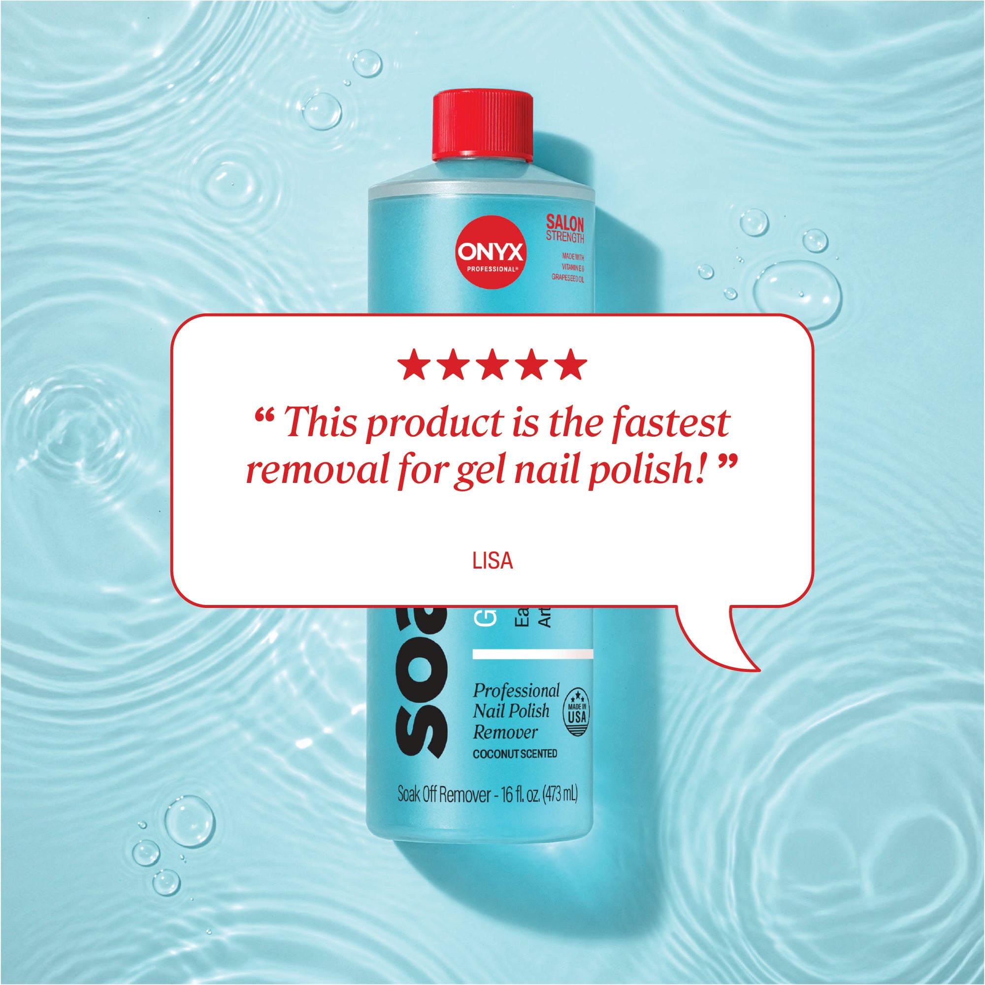 Customer review: 'This product is the fastest at removing gel nail polish.' — Lisa.