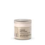 Jar of ONYX foaming body scrub on a white background